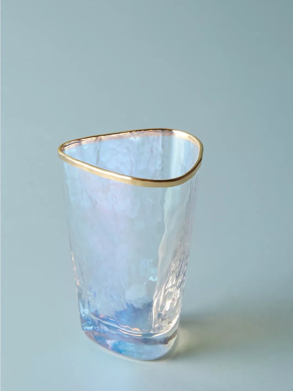 Anthropologie Zaza Lustered 24k Gold Accent Shot Glasses, Set of 4